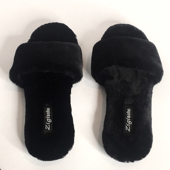 Zigi Soho Faux Fur Slides *Brand New* - Picture 3 of 3